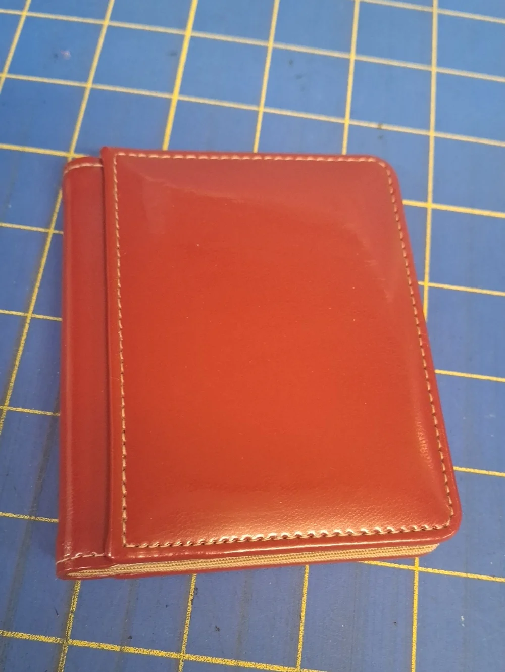 Creative Memories Red Pleather Photo 3.5x4 Album Wallet